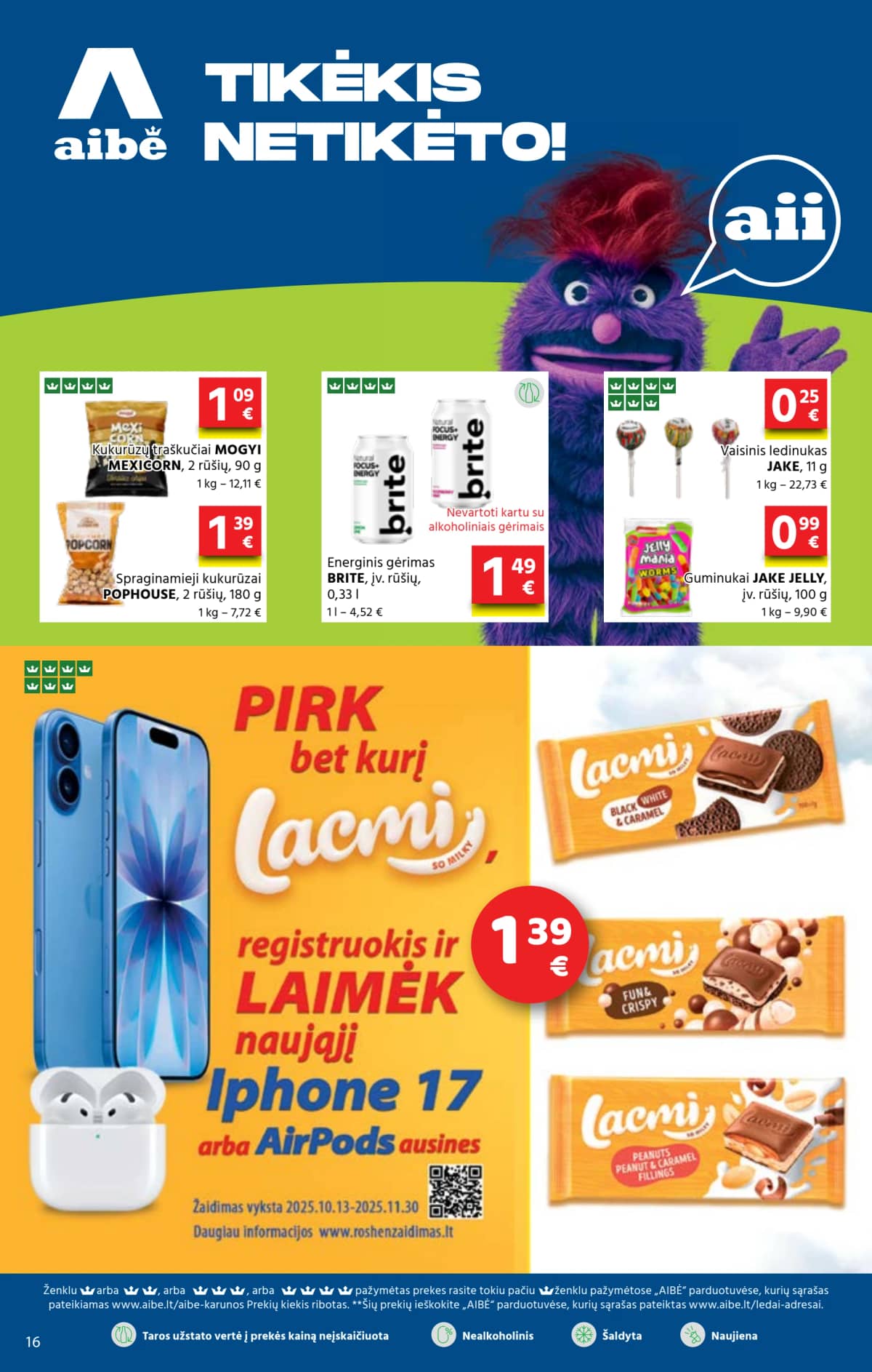 Aibė - Aibė akcijų Leidinys Nr. 21 | 2025-10-30 - 2025-11-11 16 puslapis