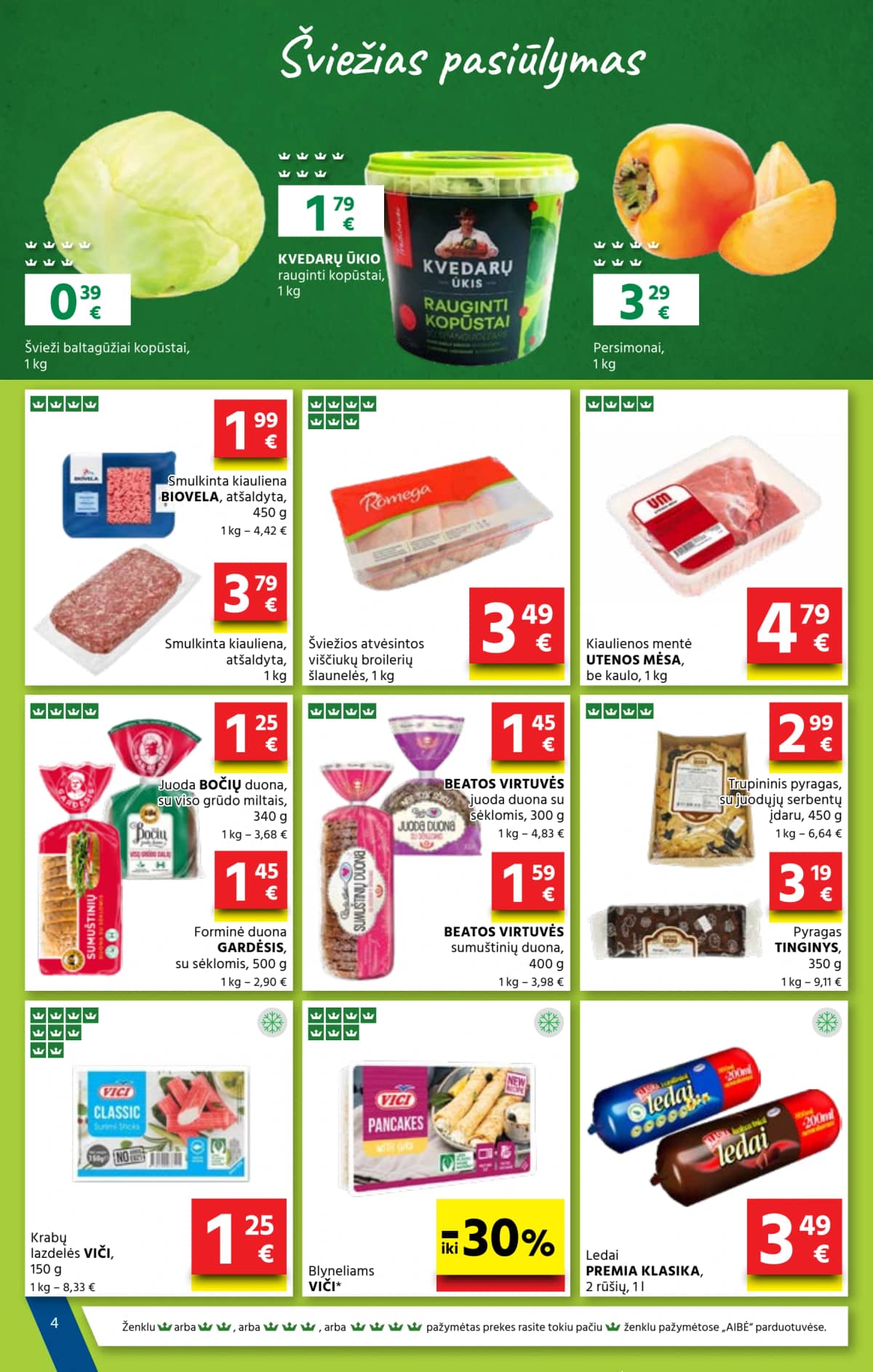 Aibė - Aibė akcijų Leidinys Nr. 21 | 2025-10-30 - 2025-11-11 4 puslapis