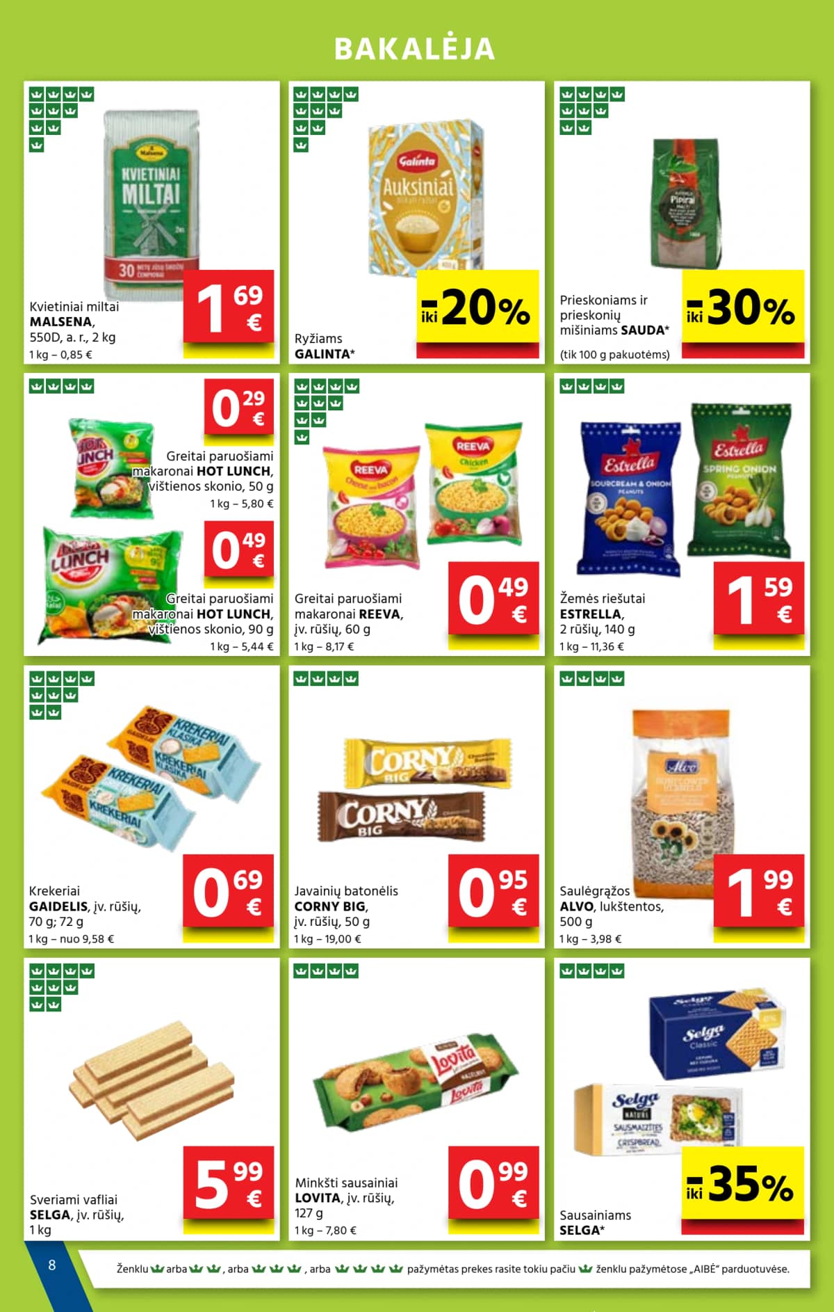 Aibė - Aibė akcijų Leidinys Nr. 21 | 2025-10-30 - 2025-11-11 8 puslapis