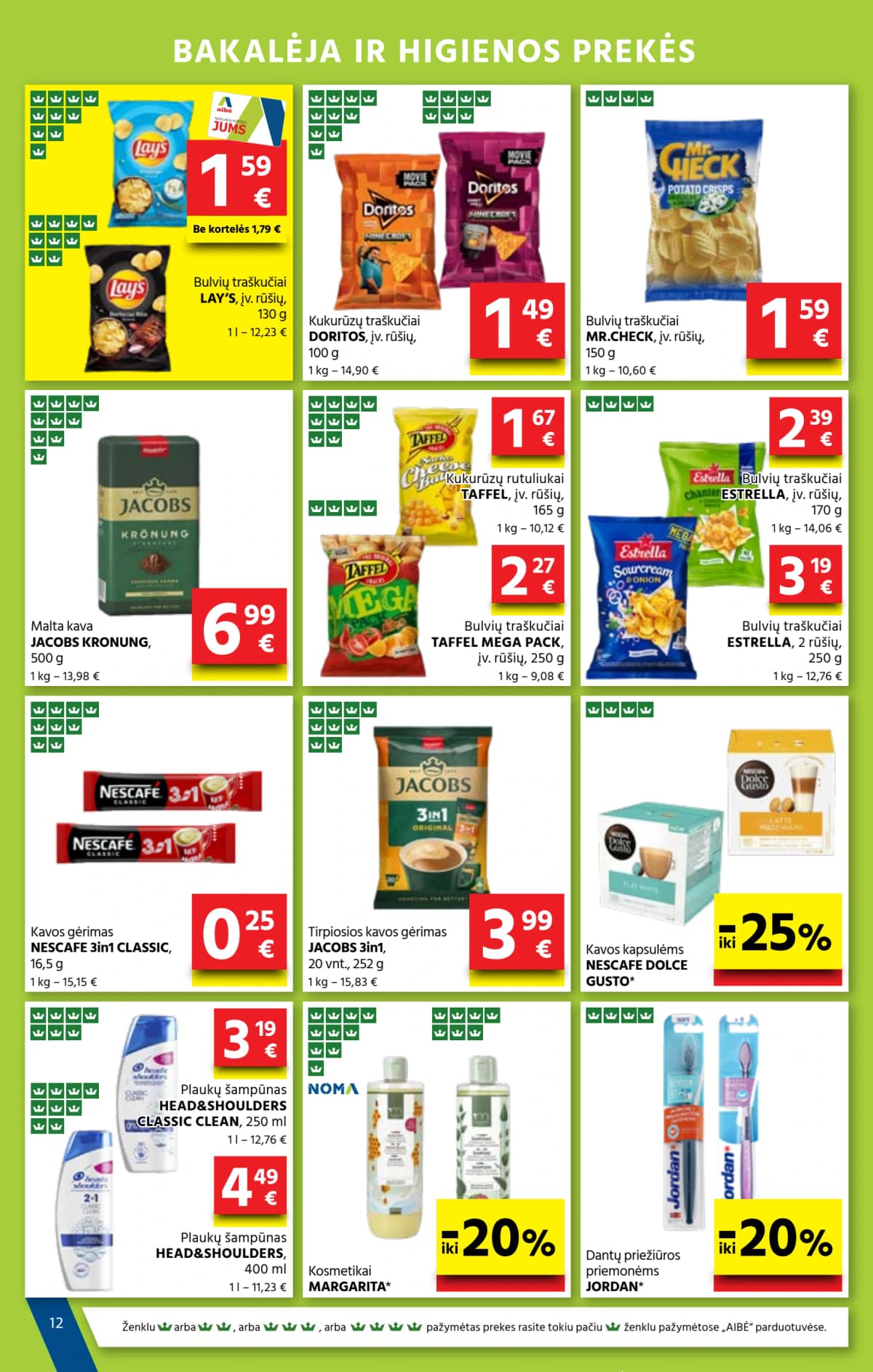 Aibė - Aibė akcijų Leidinys Nr. 22 | 2025-11-13 - 2025-11-25 12 puslapis