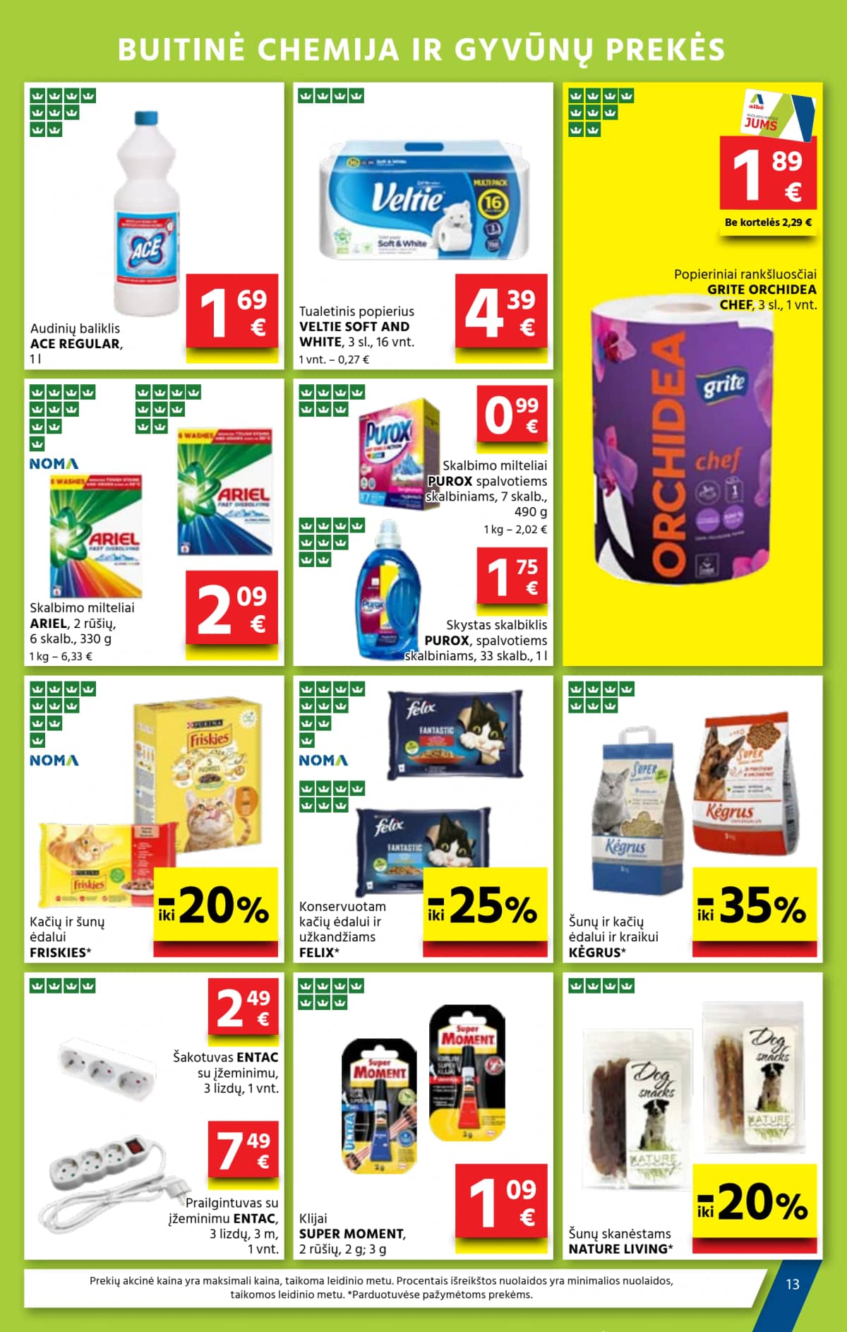 Aibė - Aibė akcijų Leidinys Nr. 22 | 2025-11-13 - 2025-11-25 13 puslapis