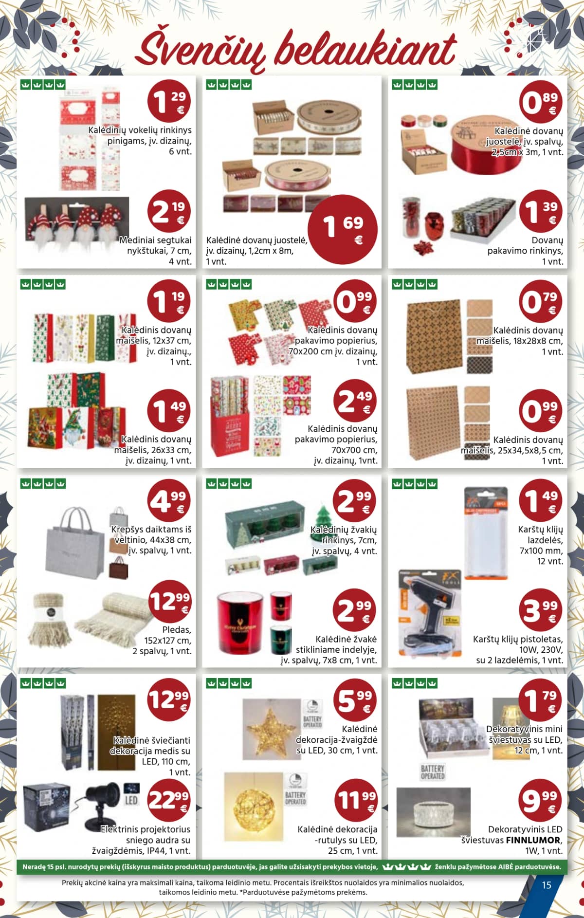 Aibė - Aibė akcijų Leidinys Nr. 22 | 2025-11-13 - 2025-11-25 15 puslapis