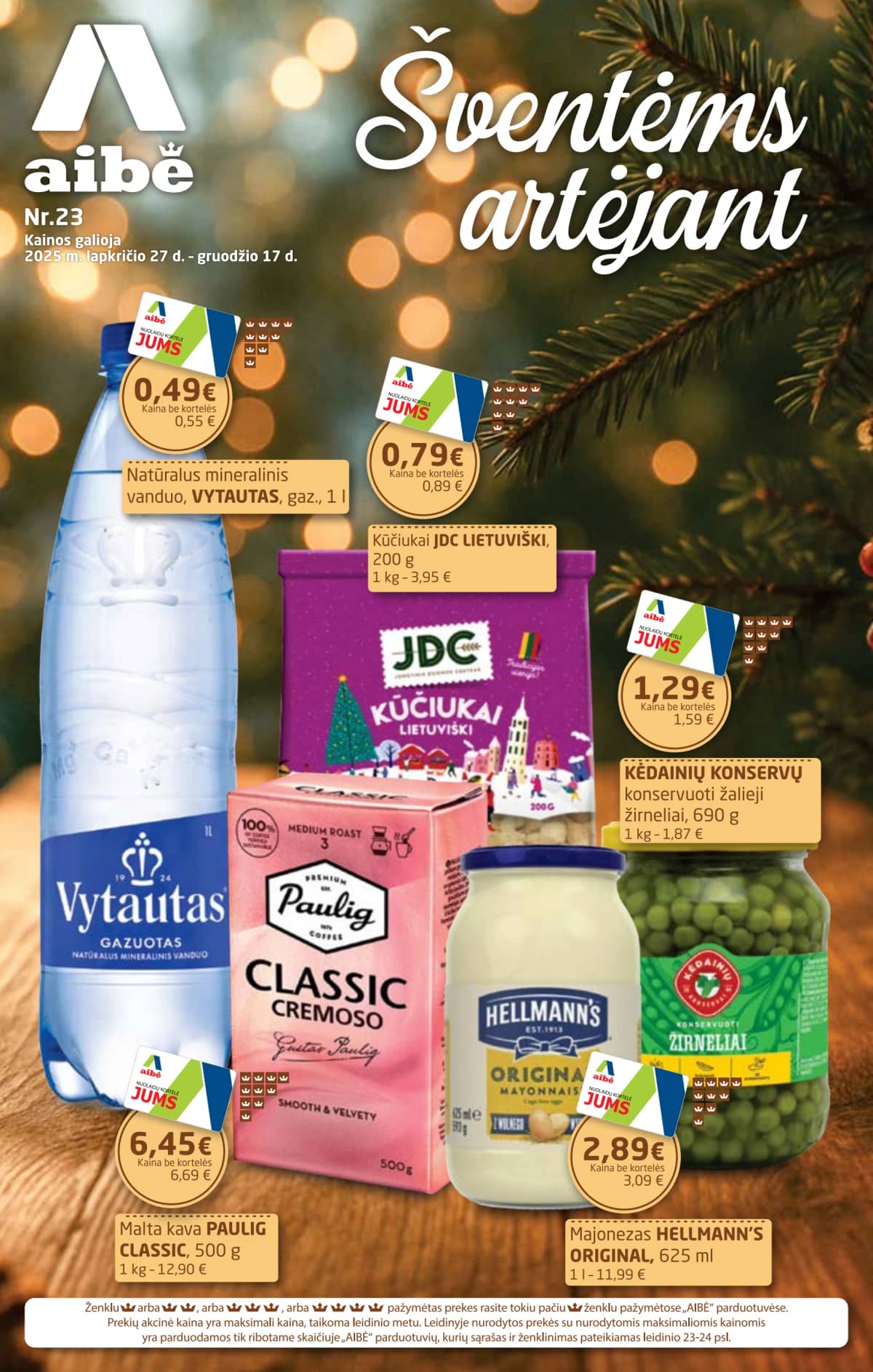 Aibė - Leidinys nr. 23 (2025.11.27-2025.12.17) 1 puslapis