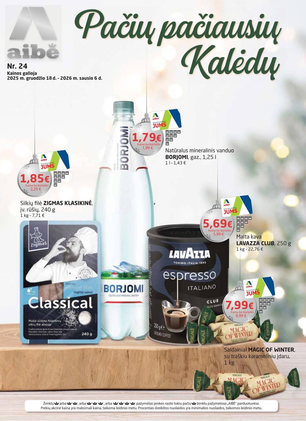 Aibė - Aibė akcijų Leidinys Nr. 24 | 2025-12-18 - 2026-01-06 1 puslapis