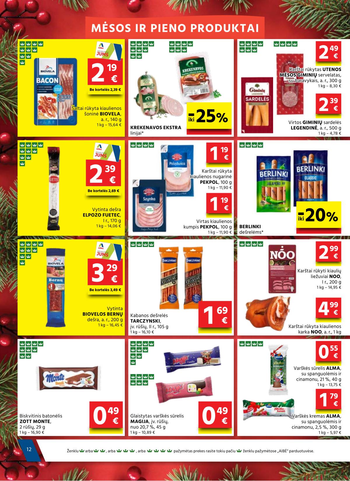 Aibė - Aibė akcijų Leidinys Nr. 24 | 2025-12-18 - 2026-01-06 12 puslapis