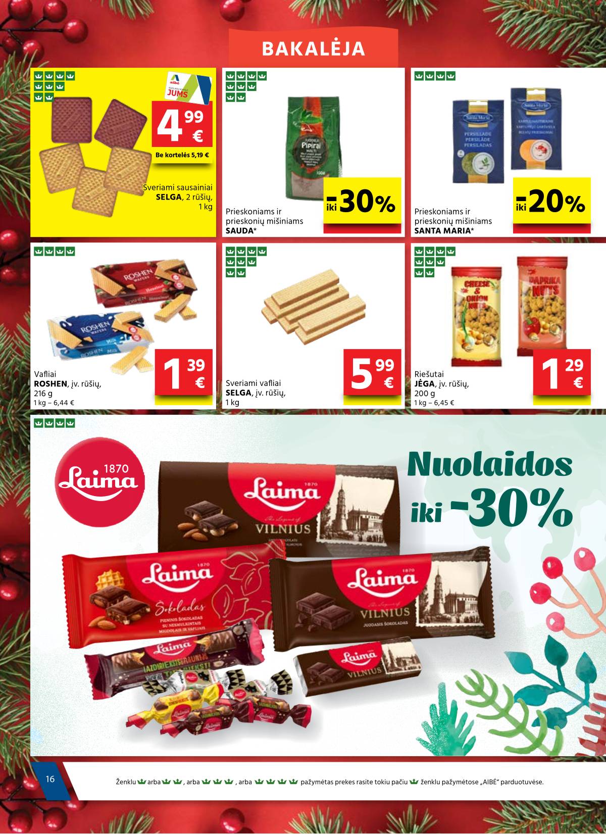 Aibė - Aibė akcijų Leidinys Nr. 24 | 2025-12-18 - 2026-01-06 16 puslapis