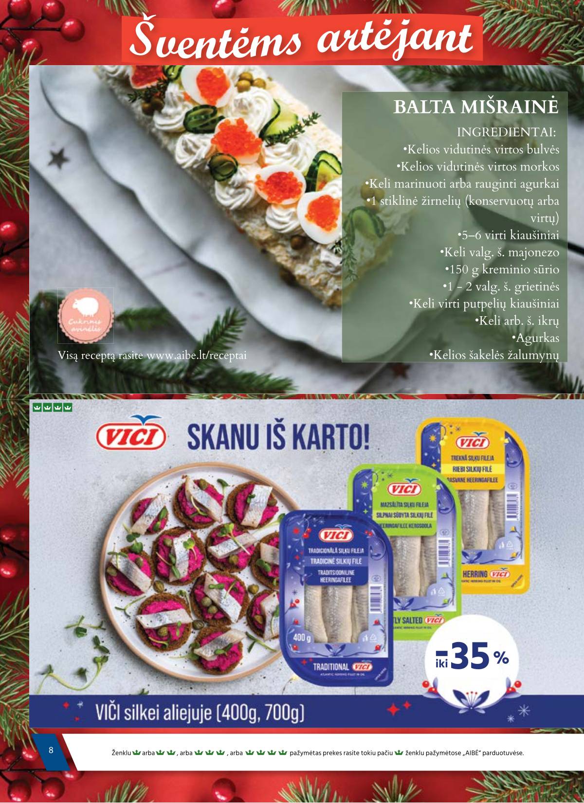 Aibė - Aibė akcijų Leidinys Nr. 24 | 2025-12-18 - 2026-01-06 8 puslapis