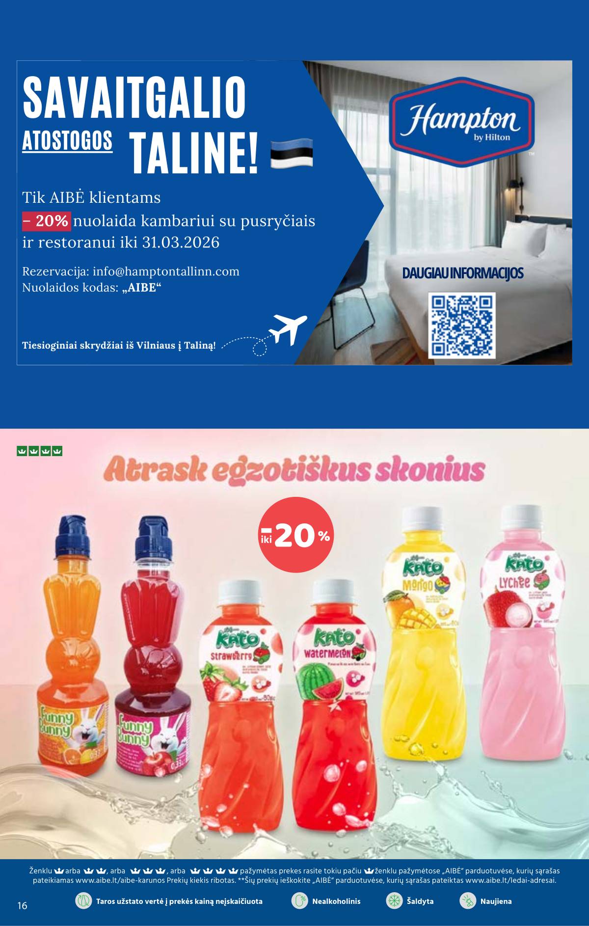 Aibė - Aibė akcijų leidinys | 2026-01-08 - 2026-01-20 16 puslapis