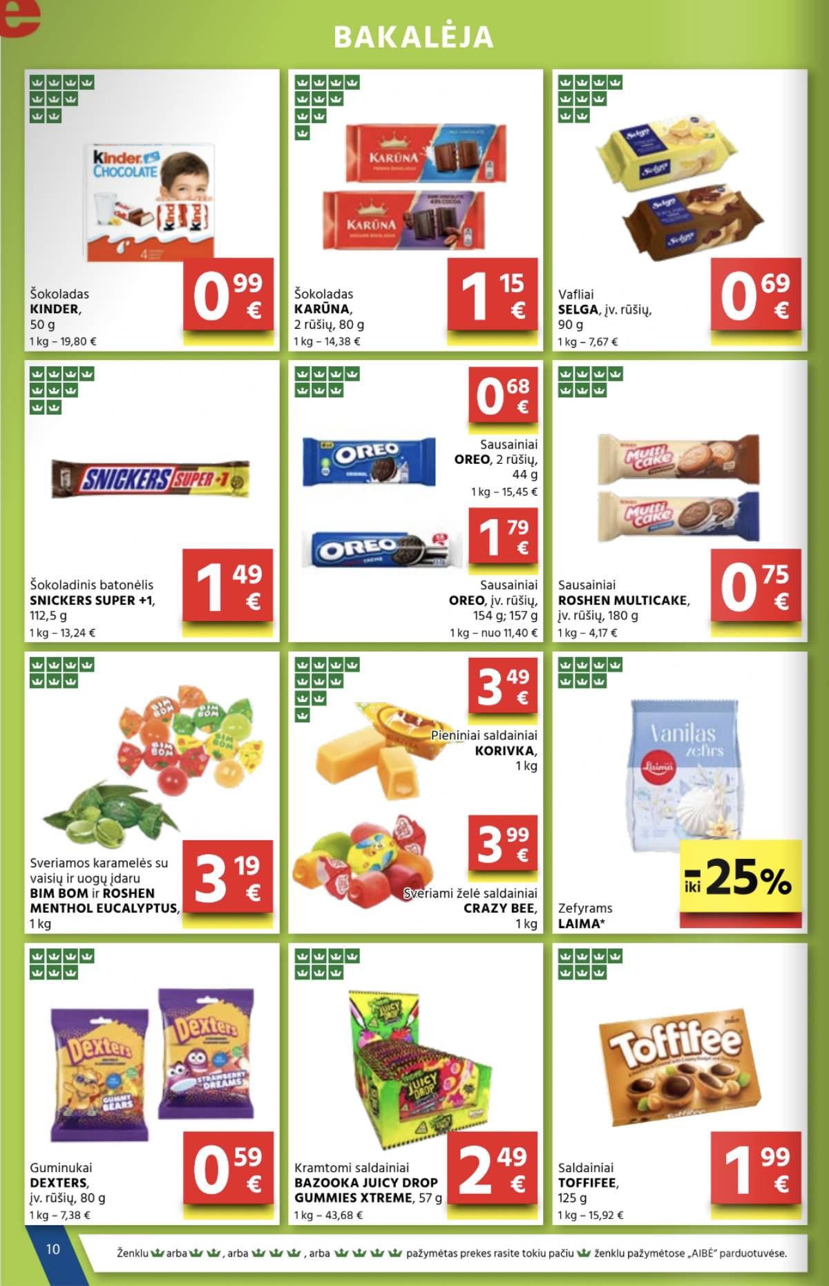 Aibė - Aibė akcijų leidinys | 2026-01-22 - 2026-02-03 10 puslapis