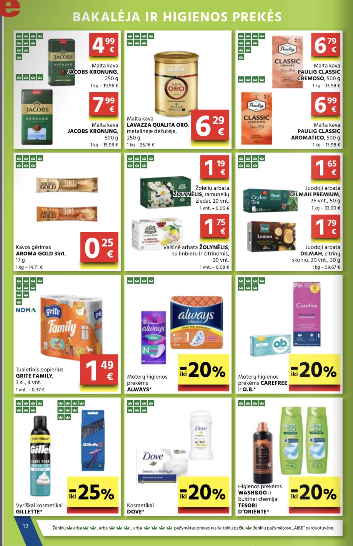 Aibė - Aibė akcijų leidinys | 2026-01-22 - 2026-02-03 12 puslapis