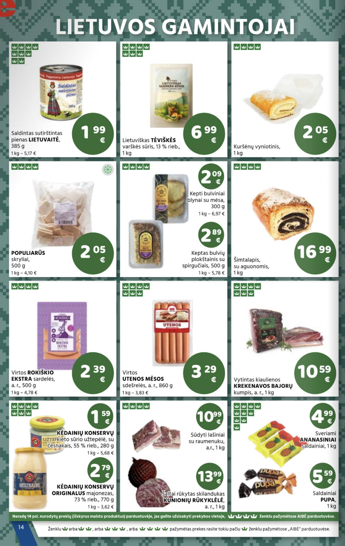 Aibė - Aibė akcijų leidinys | 2026-01-22 - 2026-02-03 14 puslapis