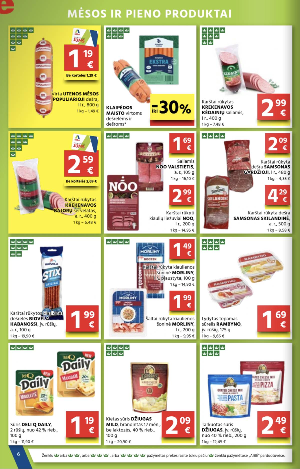 Aibė - Aibė akcijų leidinys | 2026-01-22 - 2026-02-03 6 puslapis