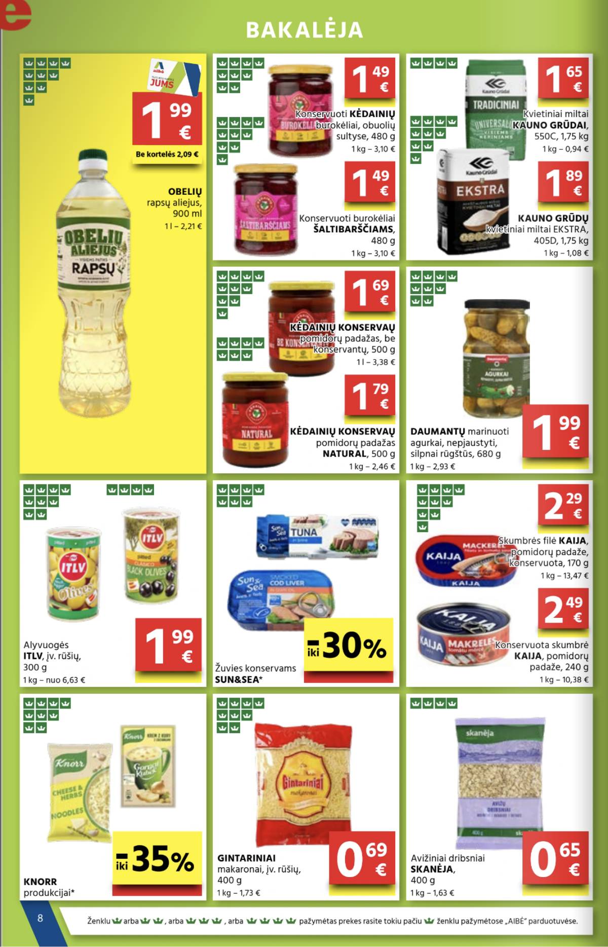 Aibė - Aibė akcijų leidinys | 2026-01-22 - 2026-02-03 8 puslapis