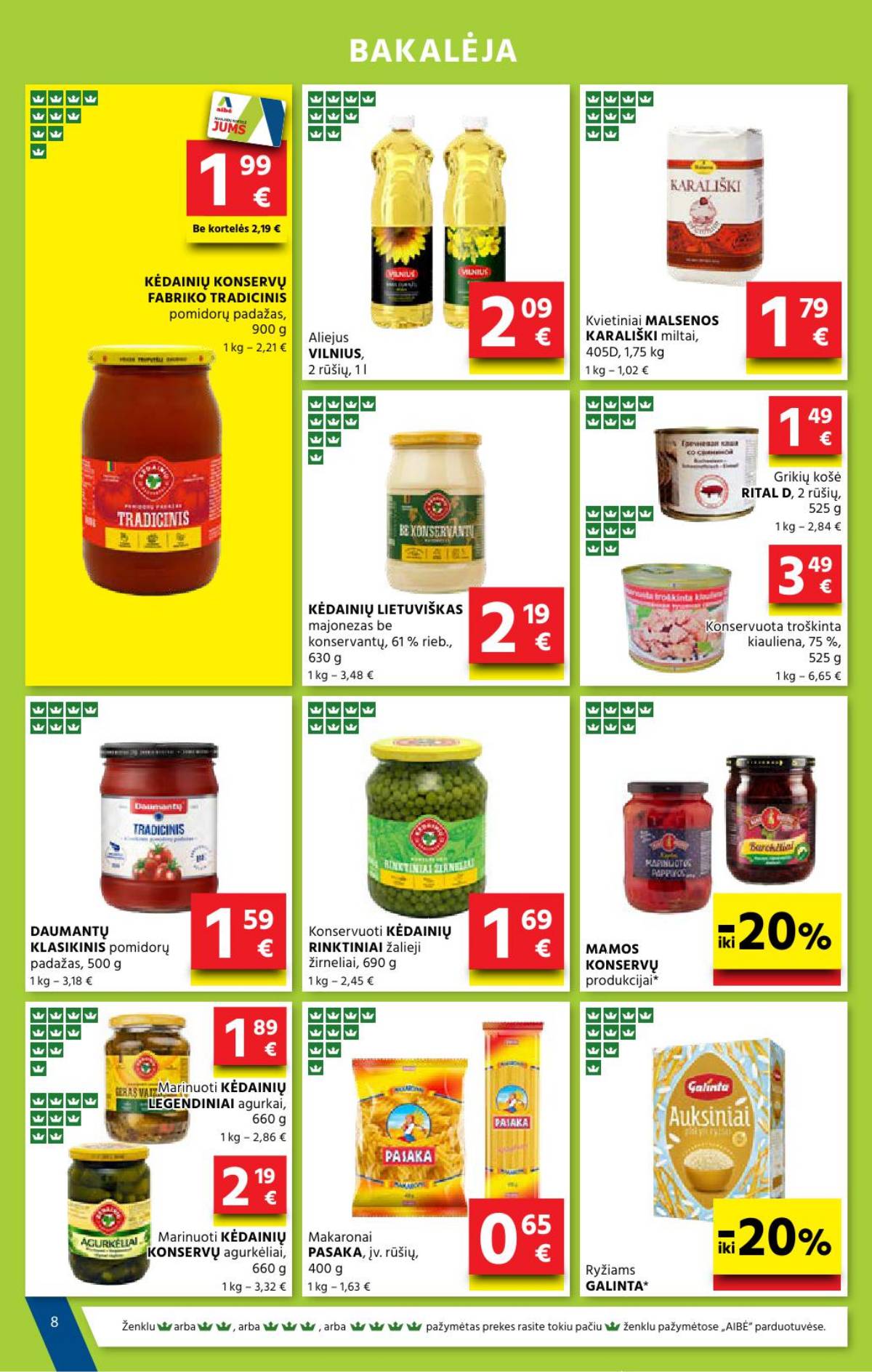 Aibė - Aibė akcijų leidinys | 2026-02-05 - 2026-02-17 8 puslapis