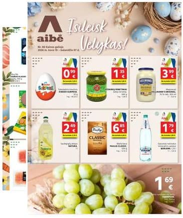 Aibė - AIBĖ Akcijų leidinys Nr. 06 (2026.03.19 - 2026.04.07) 2026-03-19 – 2026-04-07