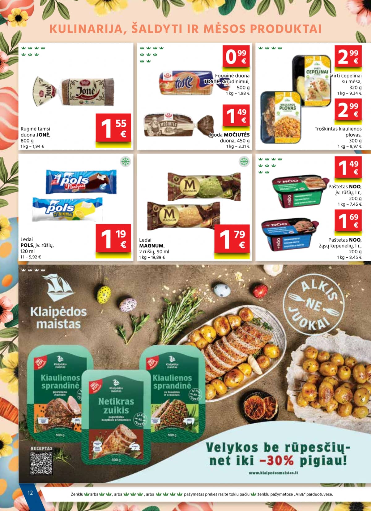 Aibė - AIBĖ Akcijų leidinys Nr. 06 (2026.03.19 - 2026.04.07) 12 puslapis