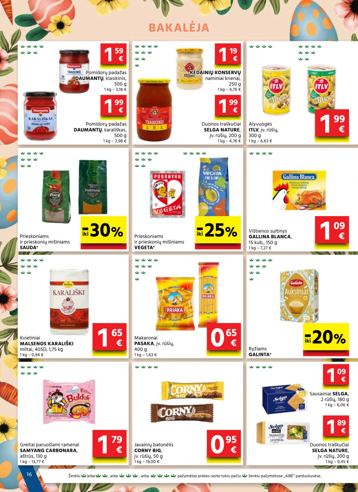 Aibė - AIBĖ Akcijų leidinys Nr. 06 (2026.03.19 - 2026.04.07) 16 puslapis