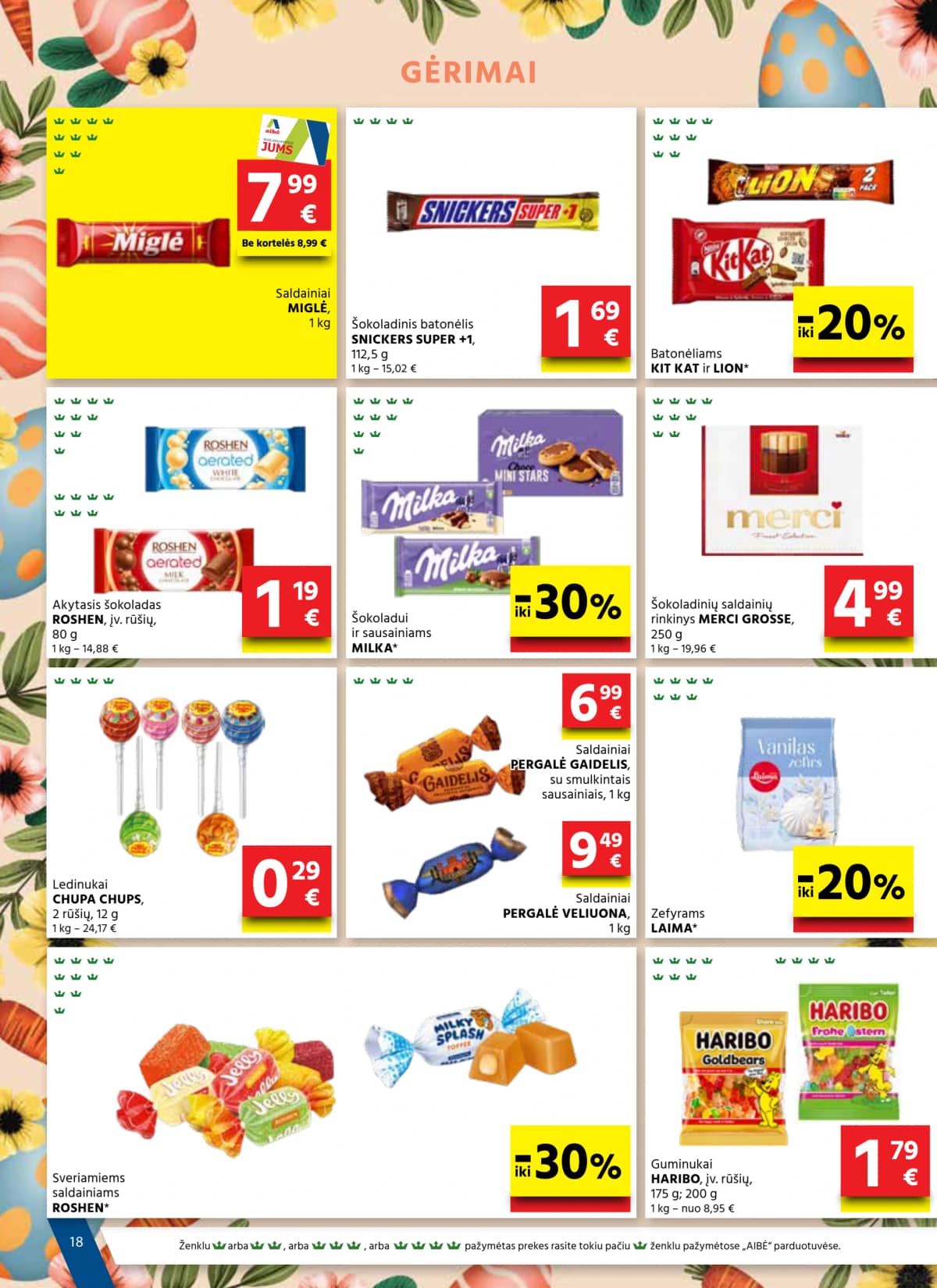 Aibė - AIBĖ Akcijų leidinys Nr. 06 (2026.03.19 - 2026.04.07) 18 puslapis