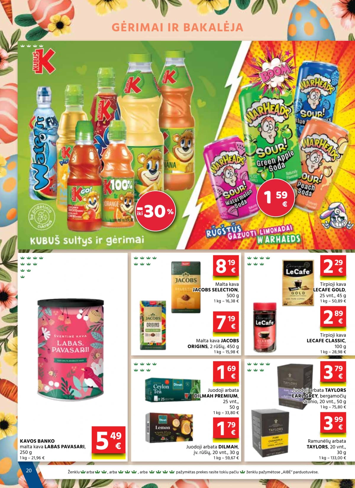 Aibė - AIBĖ Akcijų leidinys Nr. 06 (2026.03.19 - 2026.04.07) 20 puslapis