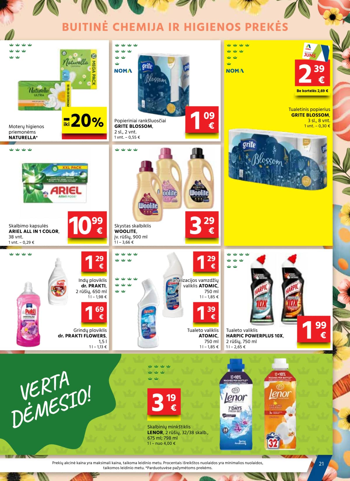 Aibė - AIBĖ Akcijų leidinys Nr. 06 (2026.03.19 - 2026.04.07) 21 puslapis