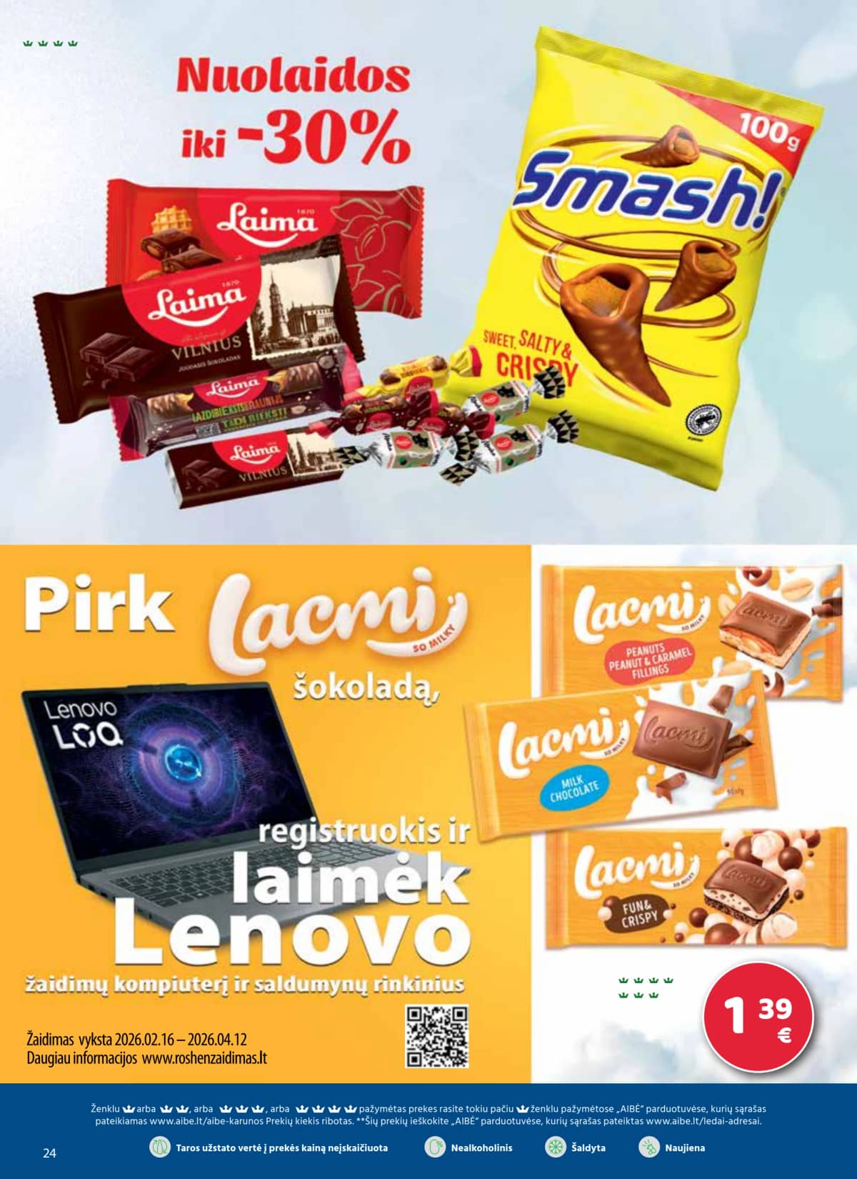 Aibė - AIBĖ Akcijų leidinys Nr. 06 (2026.03.19 - 2026.04.07) 24 puslapis