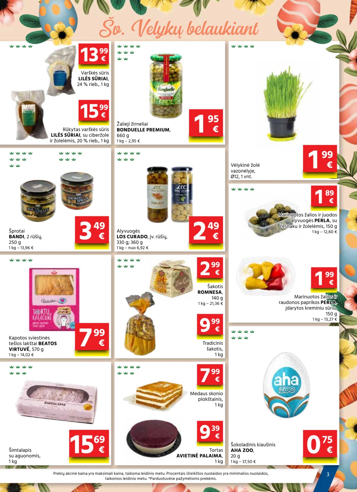 Aibė - AIBĖ Akcijų leidinys Nr. 06 (2026.03.19 - 2026.04.07) 3 puslapis