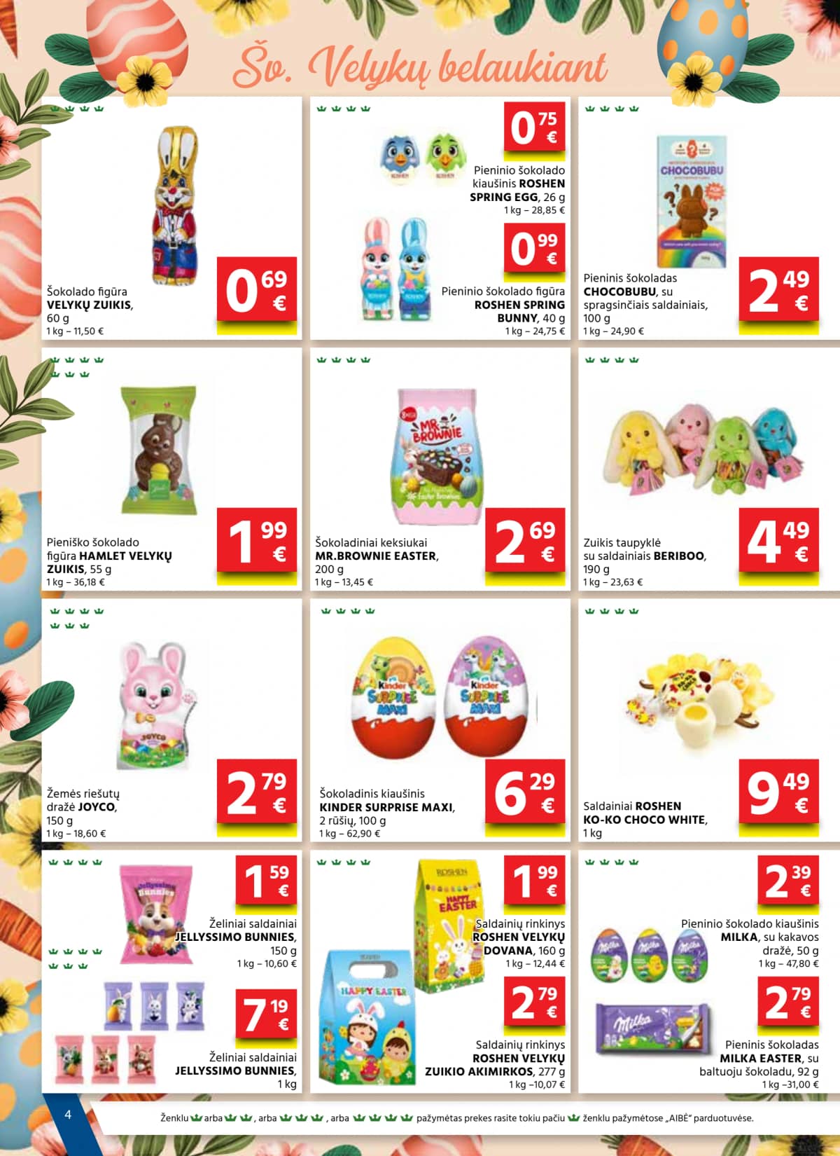 Aibė - AIBĖ Akcijų leidinys Nr. 06 (2026.03.19 - 2026.04.07) 4 puslapis