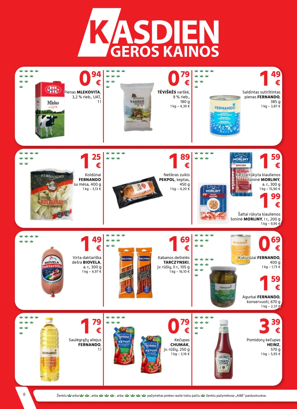 Aibė - AIBĖ Akcijų leidinys Nr. 06 (2026.03.19 - 2026.04.07) 8 puslapis