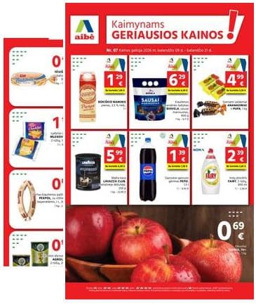 Aibė - Aibė. Akcijų leidinys Nr. 07 (2026.04.09 - 2026.04.21) 2026-04-09 – 2026-04-21