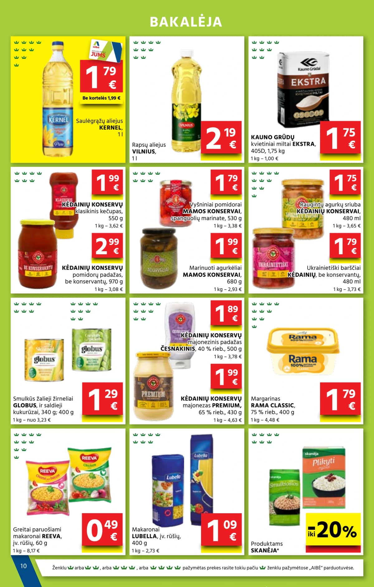 Aibė - Aibė. Akcijų leidinys Nr. 07 (2026.04.09 - 2026.04.21) 10 puslapis