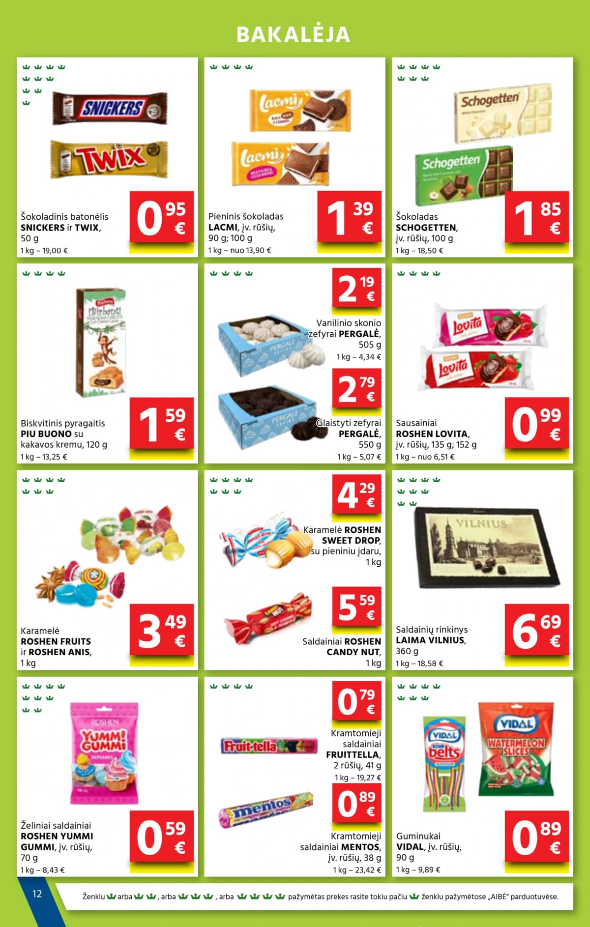 Aibė - Aibė. Akcijų leidinys Nr. 07 (2026.04.09 - 2026.04.21) 12 puslapis