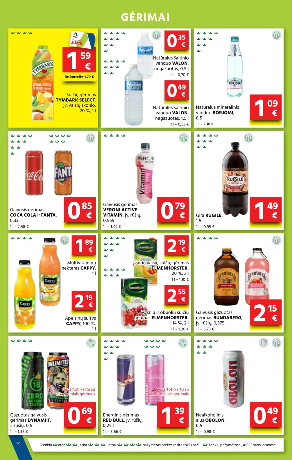 Aibė - Aibė. Akcijų leidinys Nr. 07 (2026.04.09 - 2026.04.21) 14 puslapis