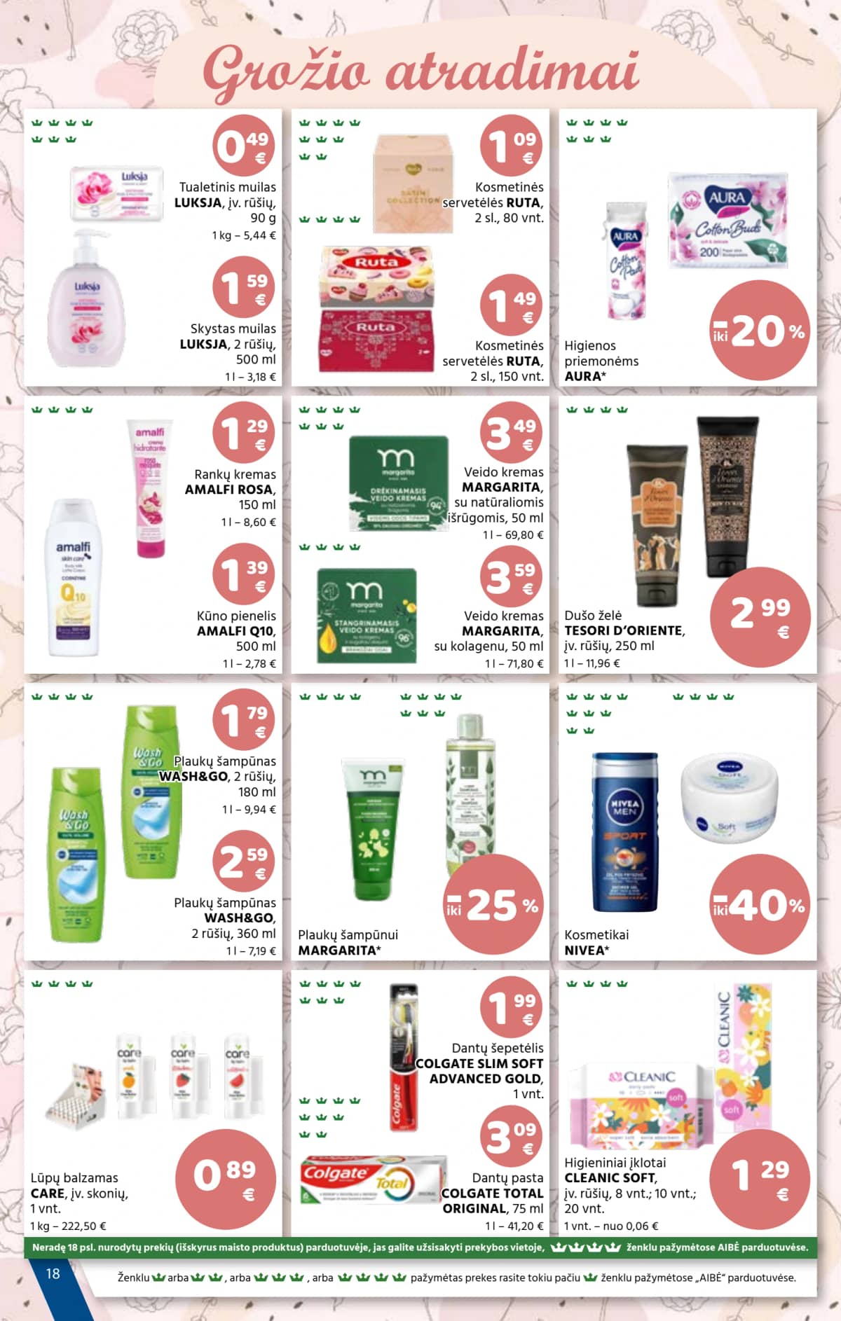 Aibė - Aibė. Akcijų leidinys Nr. 07 (2026.04.09 - 2026.04.21) 18 puslapis