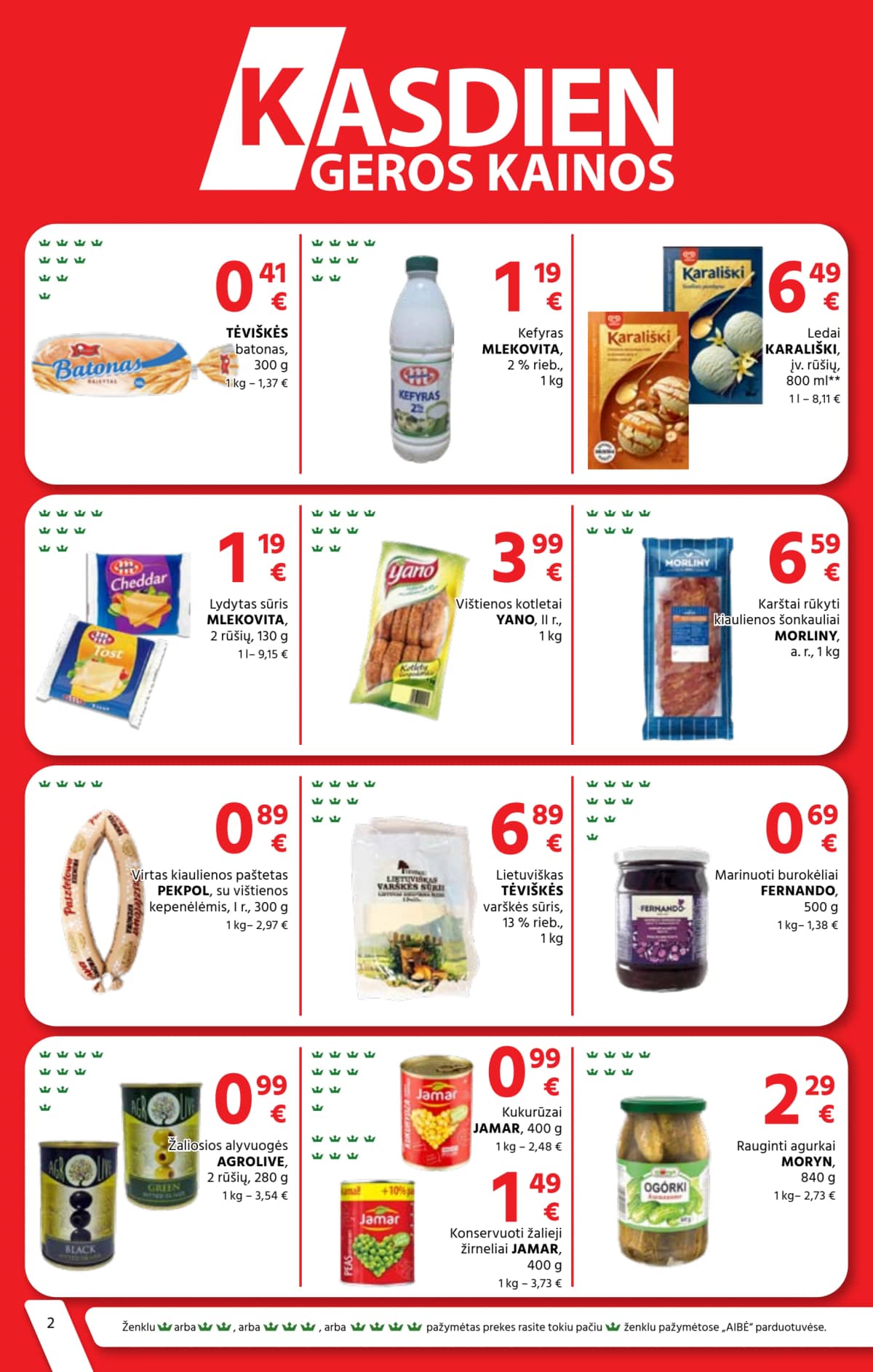 Aibė - Aibė. Akcijų leidinys Nr. 07 (2026.04.09 - 2026.04.21) 2 puslapis