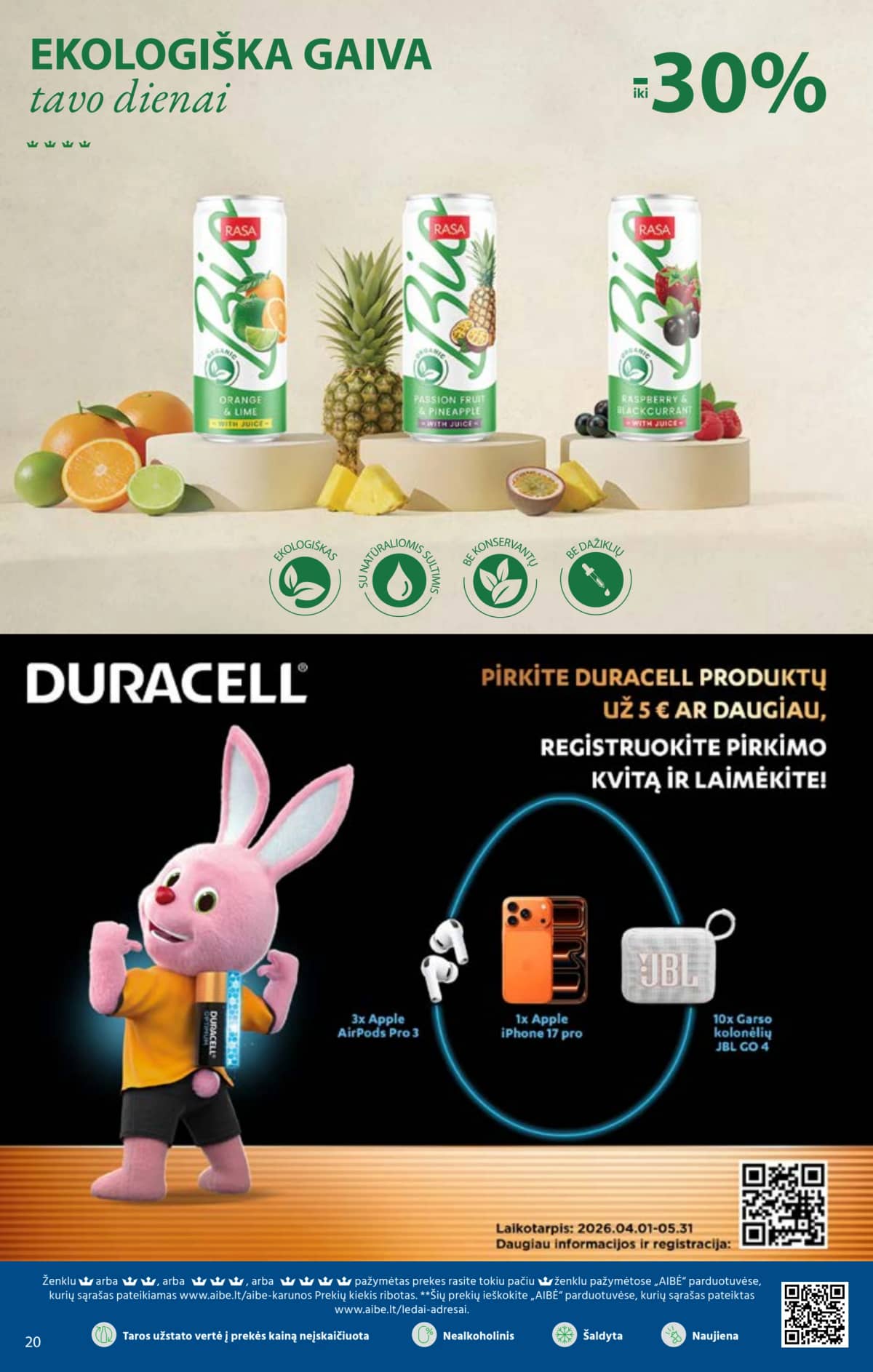 Aibė - Aibė. Akcijų leidinys Nr. 07 (2026.04.09 - 2026.04.21) 20 puslapis