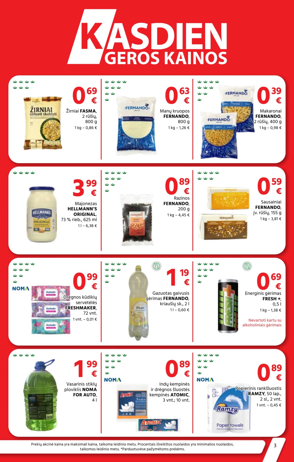 Aibė - Aibė. Akcijų leidinys Nr. 07 (2026.04.09 - 2026.04.21) 3 puslapis