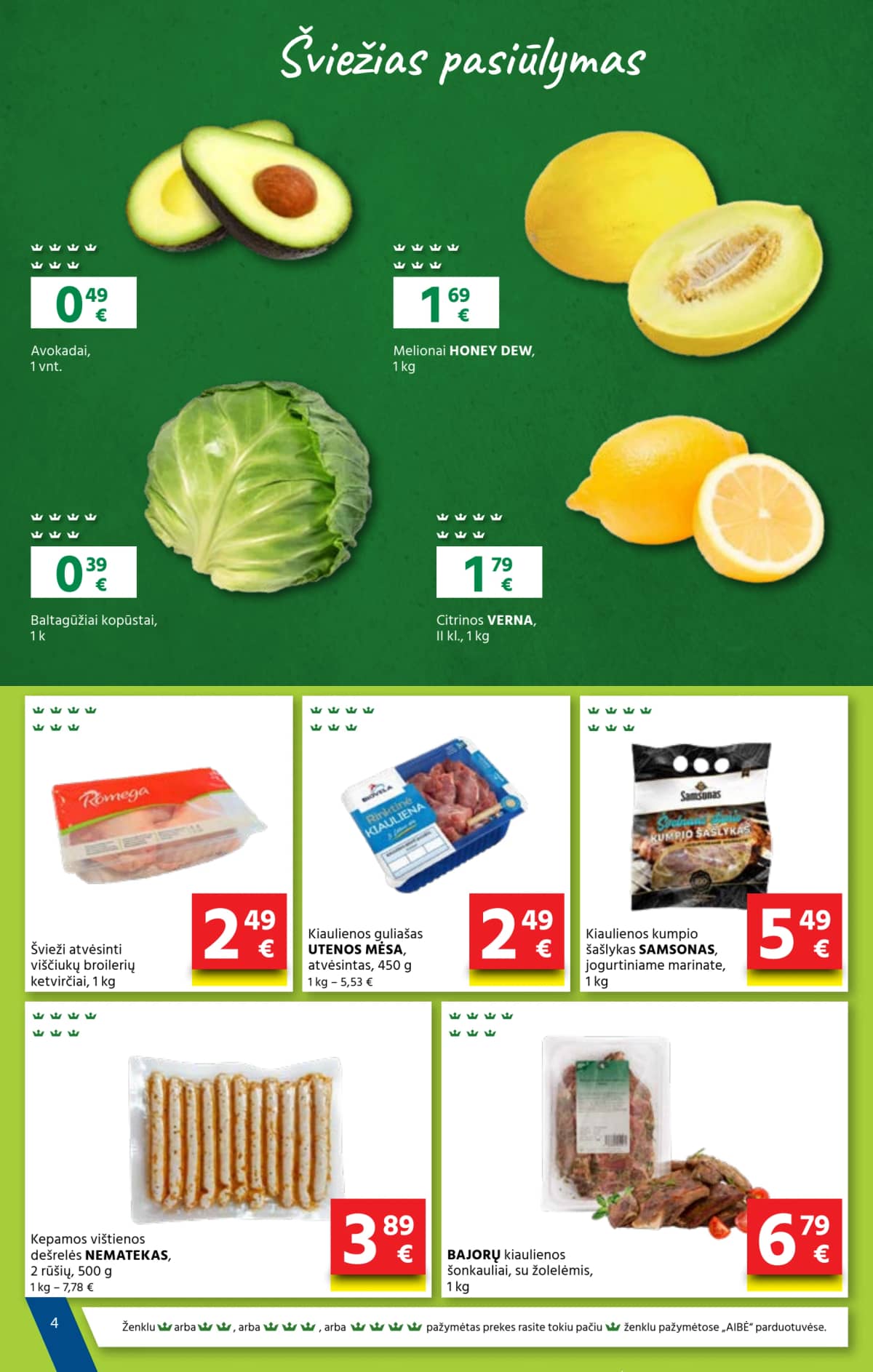 Aibė - Aibė. Akcijų leidinys Nr. 07 (2026.04.09 - 2026.04.21) 4 puslapis