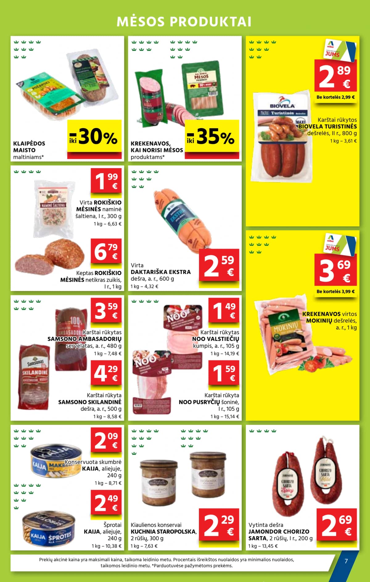 Aibė - Aibė. Akcijų leidinys Nr. 07 (2026.04.09 - 2026.04.21) 7 puslapis