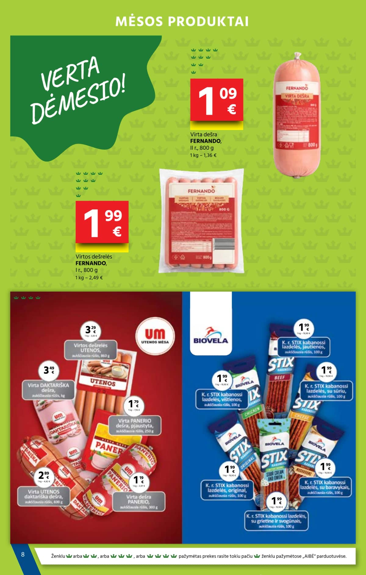 Aibė - Aibė. Akcijų leidinys Nr. 07 (2026.04.09 - 2026.04.21) 8 puslapis