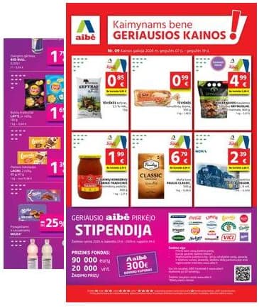 Aibė - Aibė. Akcijų leidinys Nr. 09 (2026.05.07 - 2026.05.19) 2026-05-07 – 2026-05-19
