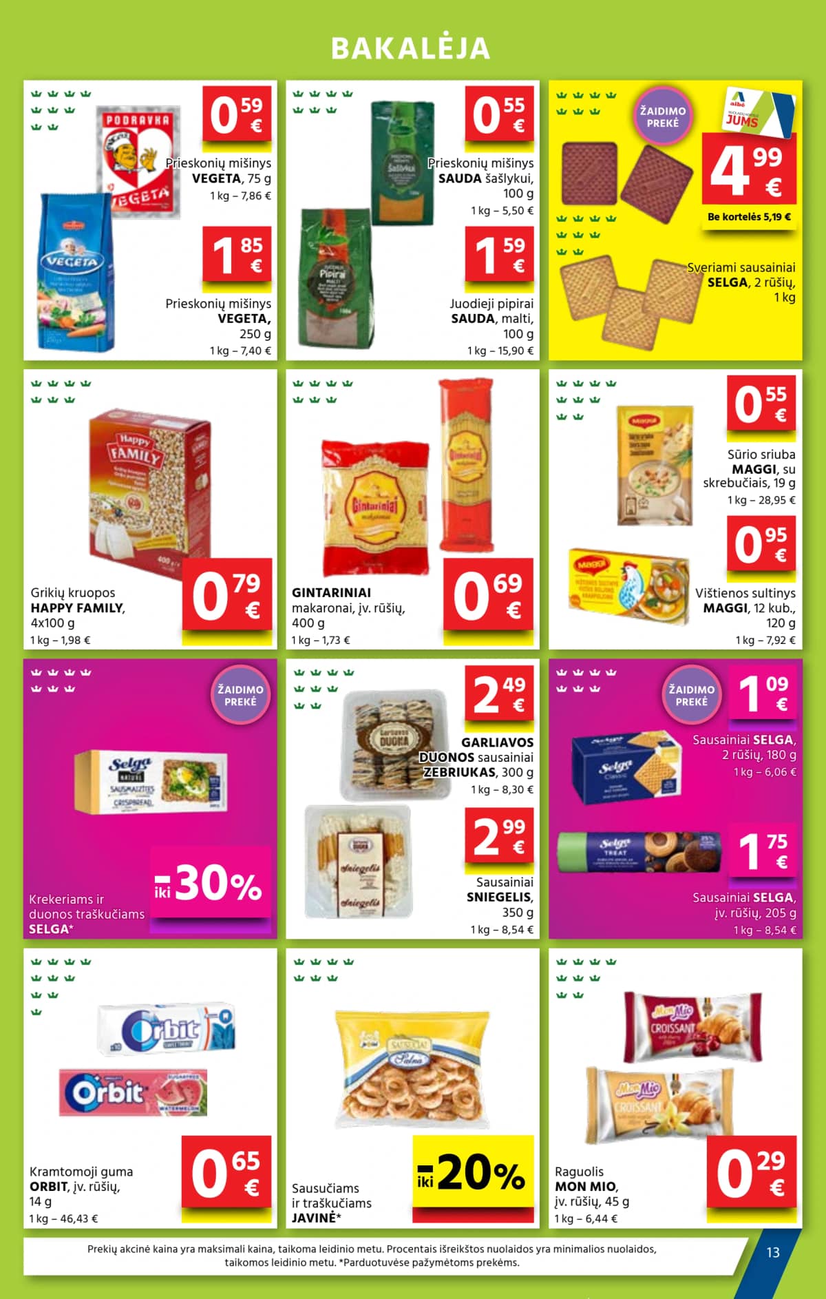 Aibė - Aibė. Akcijų leidinys Nr. 09 (2026.05.07 - 2026.05.19) 13 puslapis