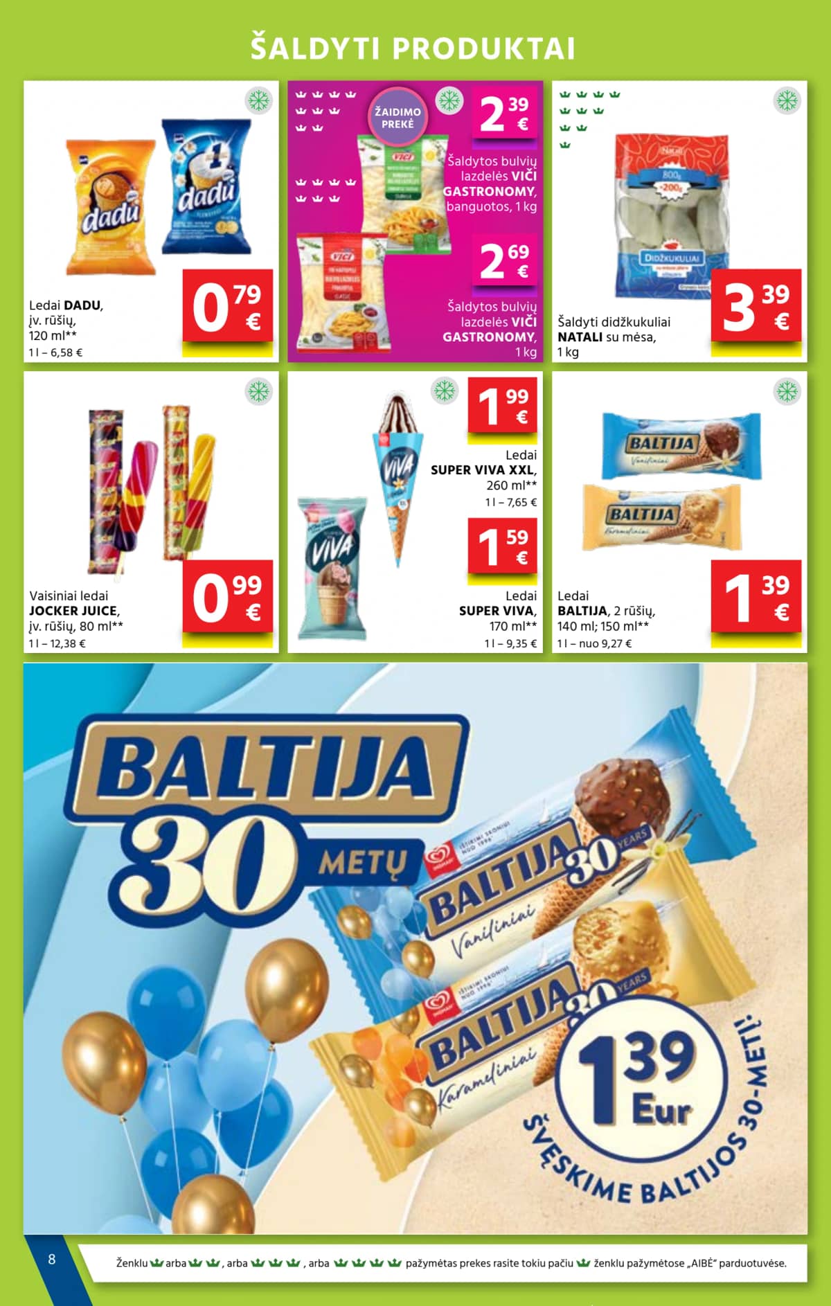 Aibė - Aibė. Akcijų leidinys Nr. 09 (2026.05.07 - 2026.05.19) 8 puslapis