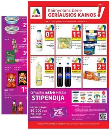 Aibė - Aibė. Akcijų leidinys Nr. 11 (2026.06.04 - 2026.06.16) 2026-06-04 – 2026-06-16