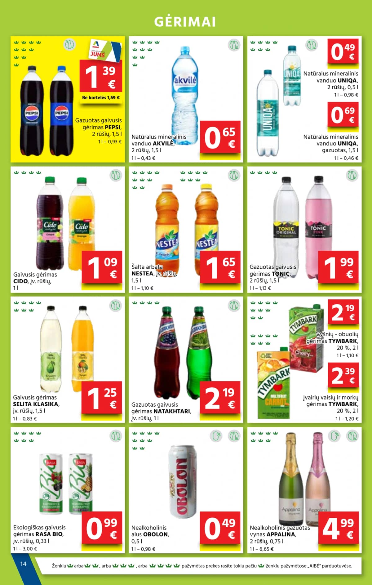 Aibė - Aibė. Akcijų leidinys Nr. 11 (2026.06.04 - 2026.06.16) 14 puslapis