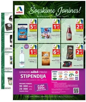 Aibė - Aibė. Akcijų leidinys Nr. 12 (2026.06.18 - 2026.07.07) 2026-06-18 – 2026-07-07