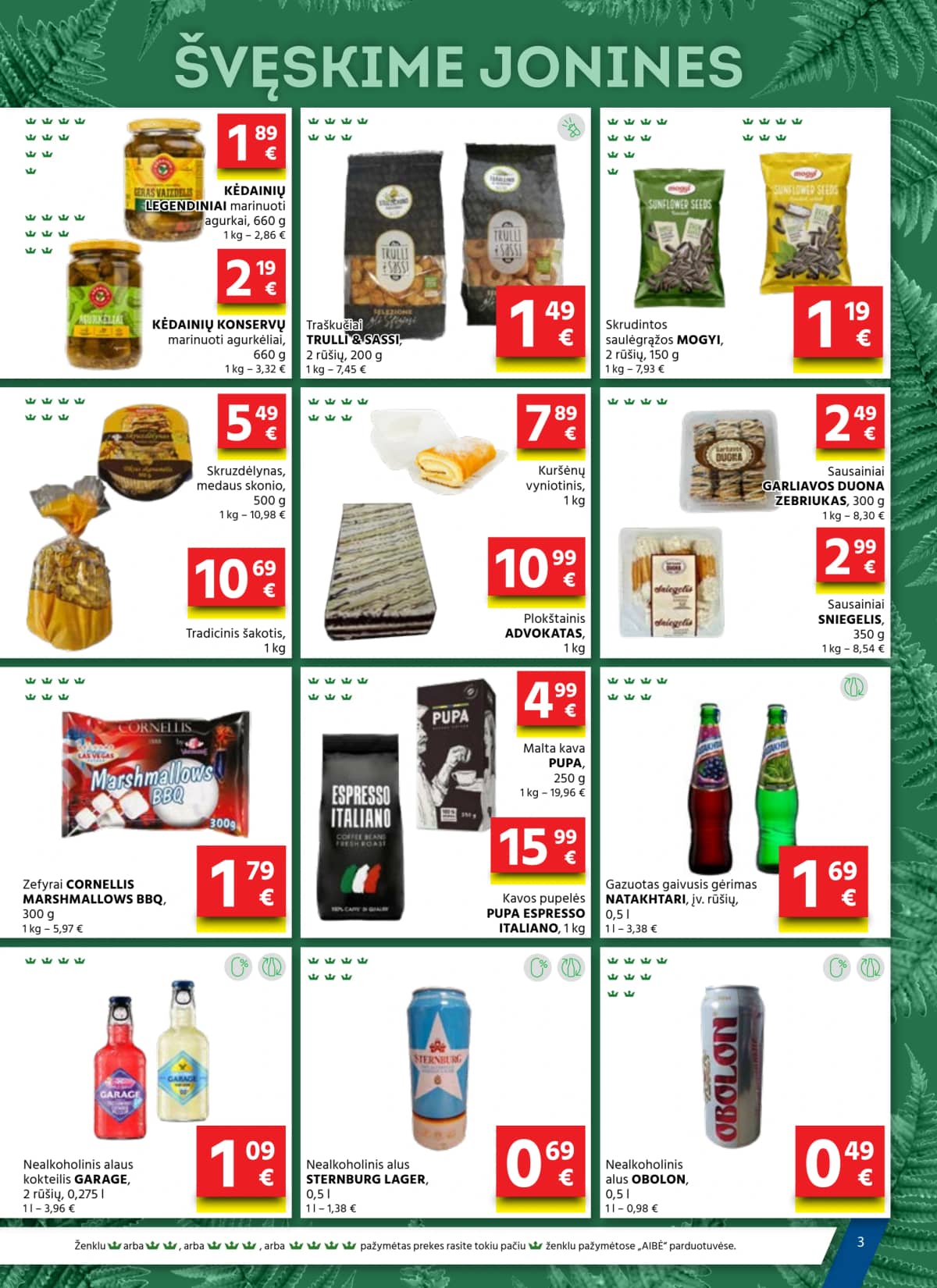 Aibė - Aibė. Akcijų leidinys Nr. 12 (2026.06.18 - 2026.07.07) 3 puslapis
