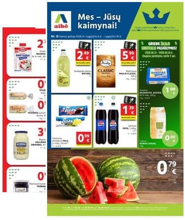 Aibė - Aibė Akcijų leidinys Nr. 15 (2026.08.06 - 2026.08.18) 2026-08-06 – 2026-08-18