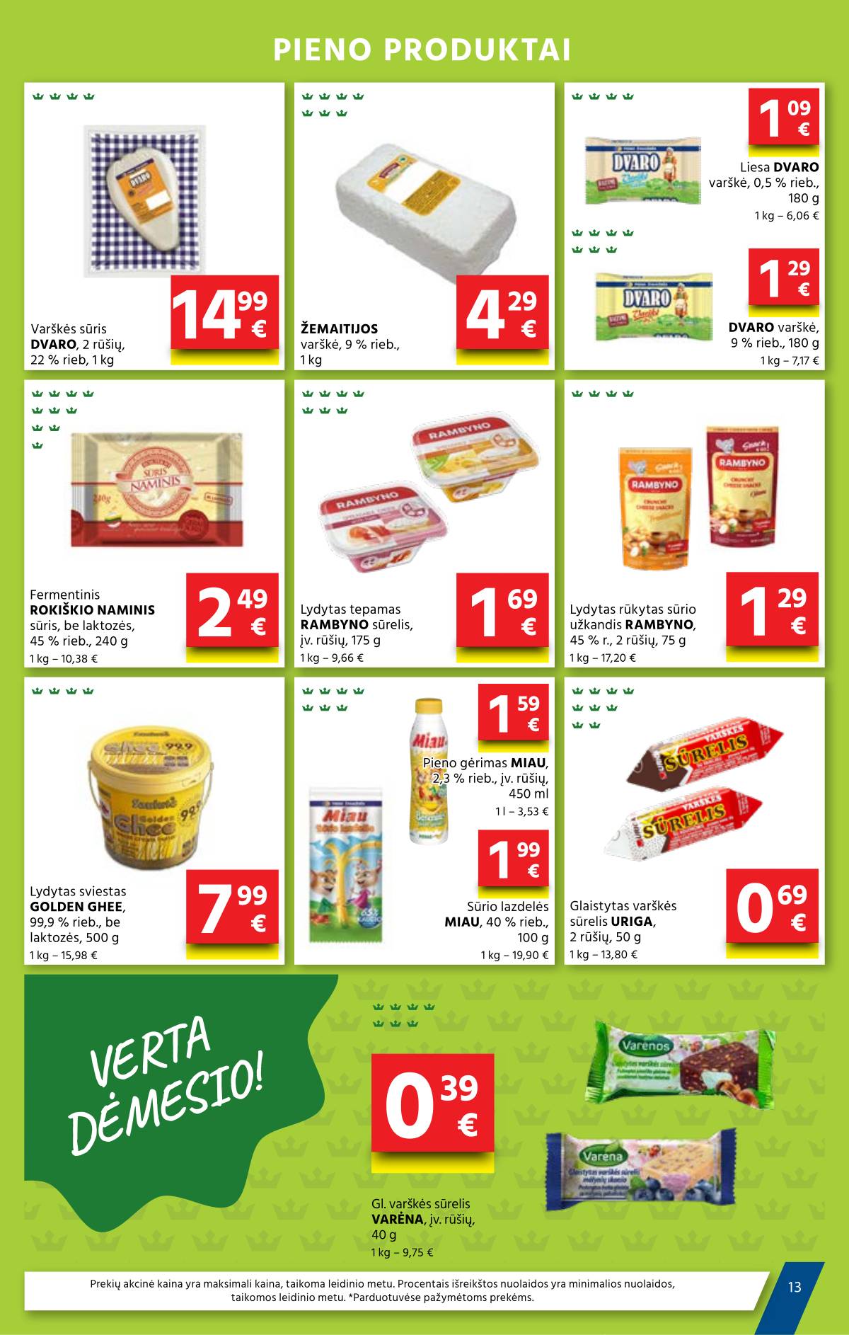 Aibė - Aibė Akcijų leidinys Nr. 15 (2026.08.06 - 2026.08.18) 13 puslapis