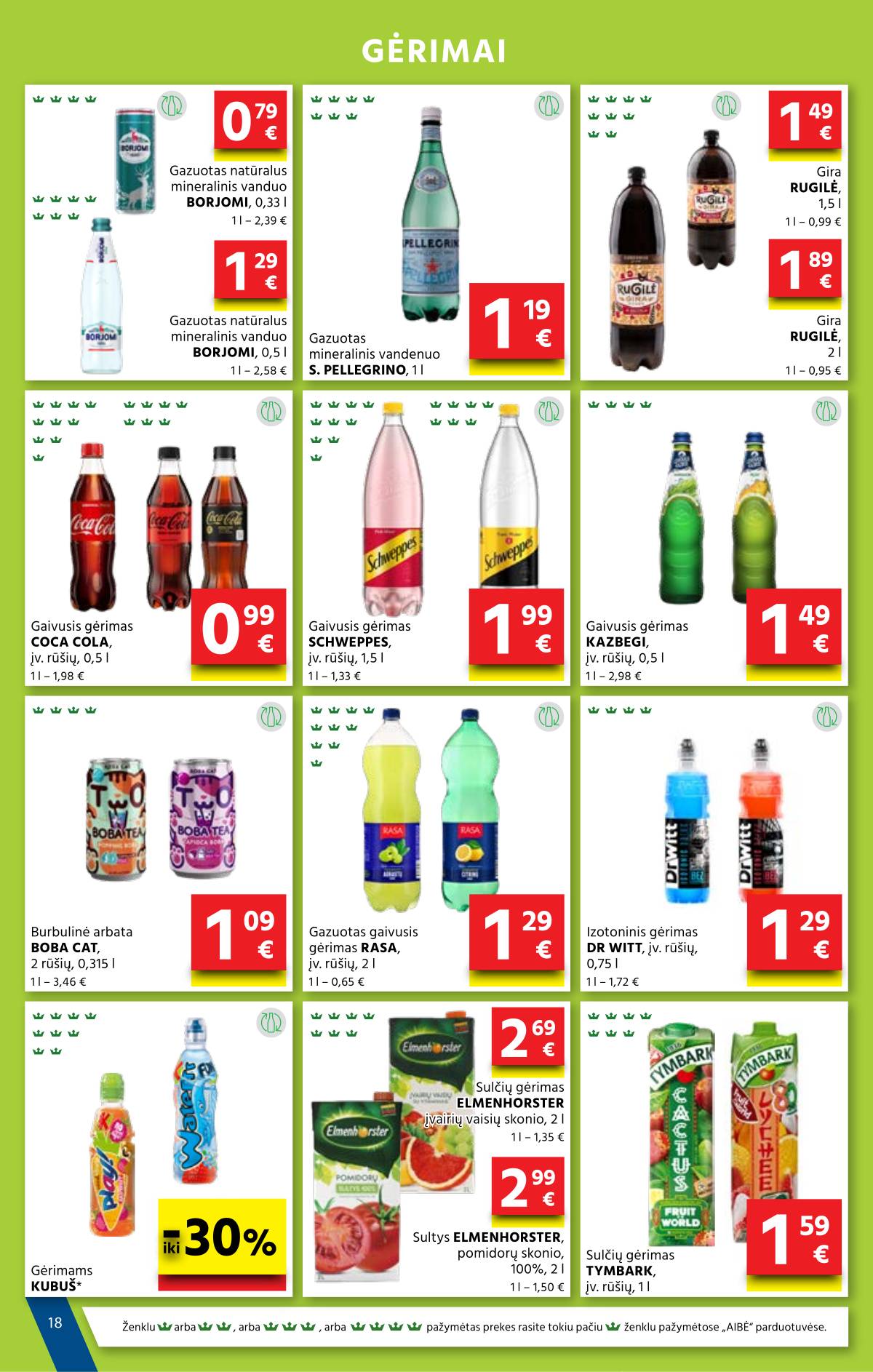 Aibė - Aibė Akcijų leidinys Nr. 15 (2026.08.06 - 2026.08.18) 18 puslapis