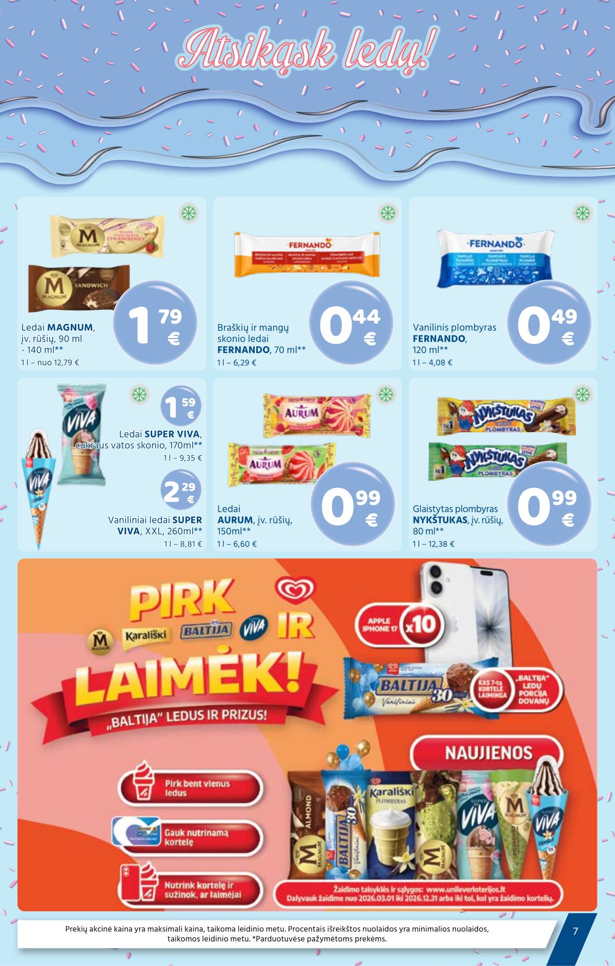 Aibė - Aibė Akcijų leidinys Nr. 15 (2026.08.06 - 2026.08.18) 7 puslapis